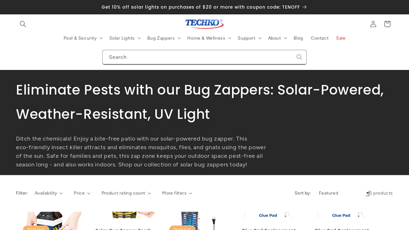 Eliminate Pests with our Bug Zappers - Techko Group