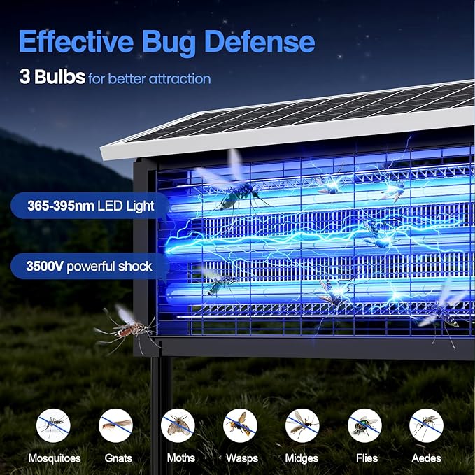 Illustrative image for solar mosquito zapper outdoor