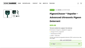 Sonic Barrier - PigeonChaser ® Repeller