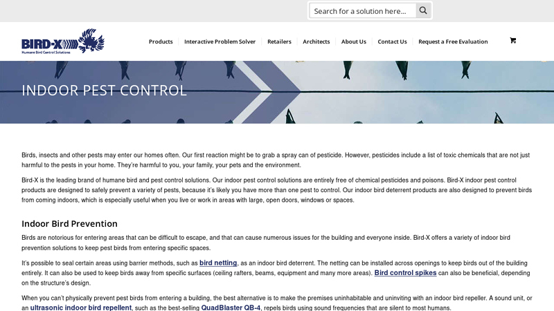Sonic Bird Control Devices & Deterrents
