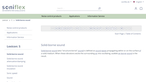Soniflex - Solid-Borne Sound Solutions