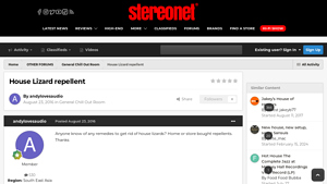 Stereonet - Ridsect Lizard Repellent