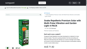 SureGuard - Premium Solar Snake Repellent