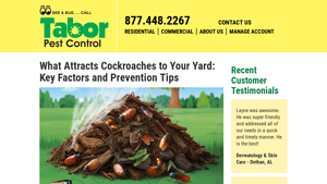 Tabor Pest Control - Roach and Pest Solutions
