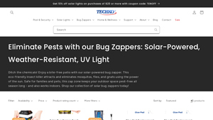 Techko - Solar Bug Zapper Lantern