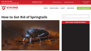 Viking Pest Control - Springtail Solutions