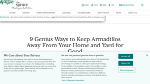 The Spruce - Armadillo Deterrent Tips