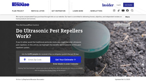 This Old House - Ultrasonic Pest Repellers