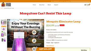 Tougher Than Tom - Mosquito Eliminator Lamp