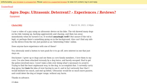 TrainerRoad - Ultrasonic Dog Deterrent Device