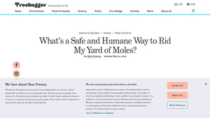 Treehugger - Natural Mole Control Solutions