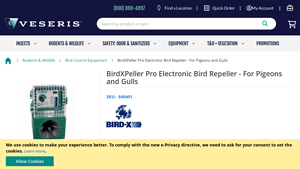 Veseris - BirdXPeller Pro Electronic Bird Repeller
