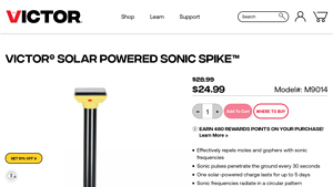 Victor - Solar Powered Sonic Spike™