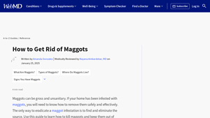 WebMD - Maggot Control Solutions