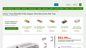 Victor - Pest RZU001-4 Rat Zapper Ultra Electronic Rat Trap