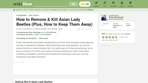 WikiHow - Effective Beetle Control Solutions