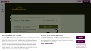Wildlife Animal Pedia - Black Panther