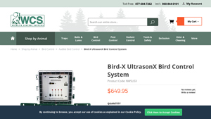 Bird-X - UltrasonX Bird Control System