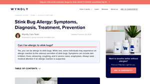 Wyndly - Personalized Stink Bug Allergy Treatment