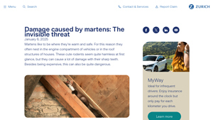 Zurich - Marten Damage Prevention Solutions